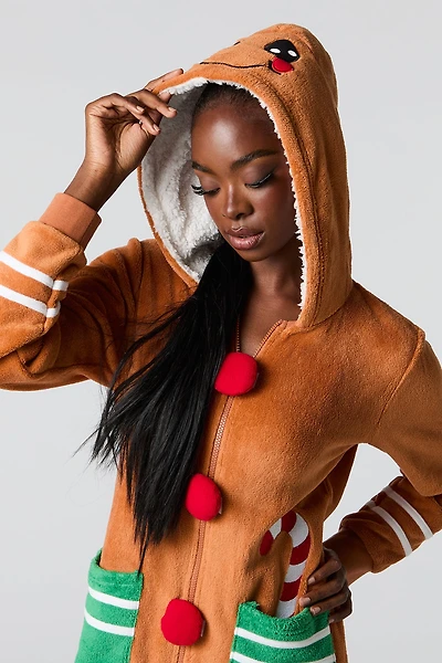 Combinaison en peluche Pain d'épices 3D