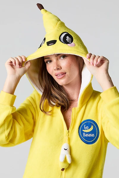 Combinaison en sherpa banane 3D
