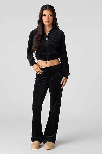 Sommer Ray Velour Flare Pant