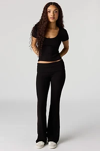 U/A Soft Foldover Flare Pant