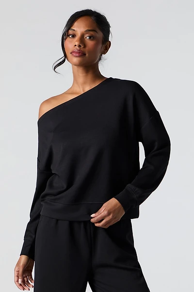 Active Soft Off Shoulder Sweatshirt