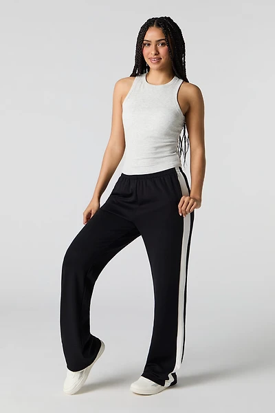 Active Side Striped Wide Leg Sweatpant