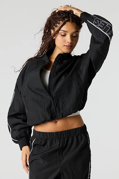 Sommer Ray Nylon Zip-Up Jacket