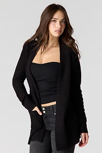Waffle Knit Cardigan