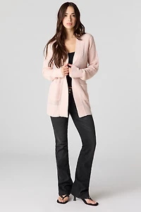 Cardigan en tricot gaufré