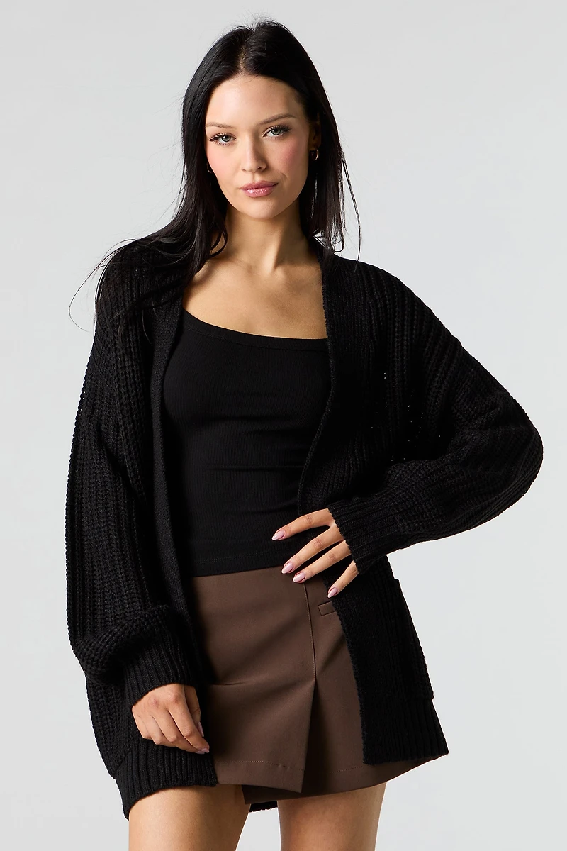 Chunky Knit Oversized Cardigan