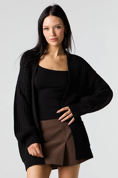 Chunky Knit Oversized Cardigan
