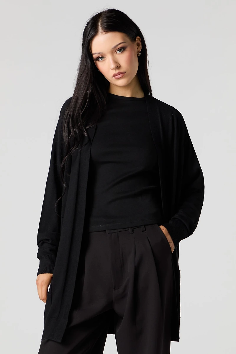 Open Front Cardigan
