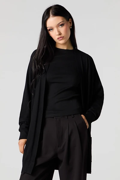 Open Front Cardigan