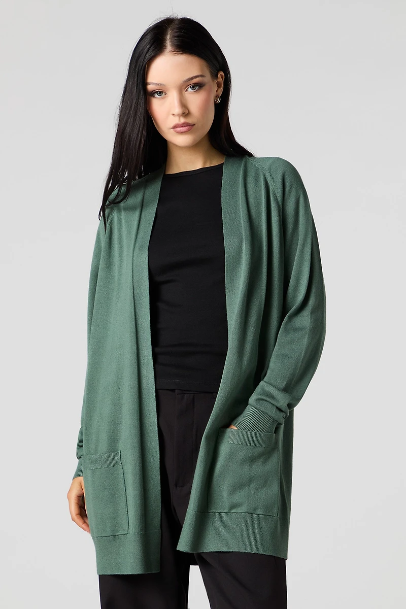 Open Front Cardigan