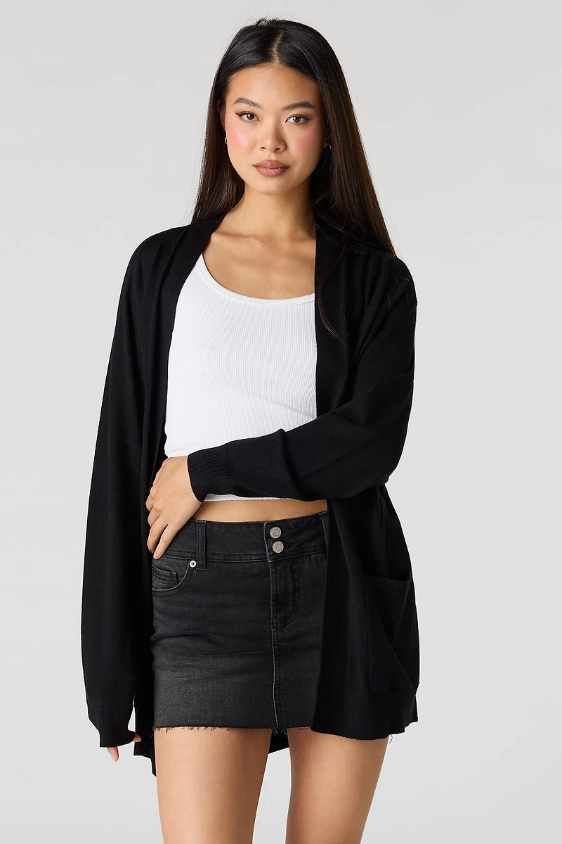 Open Front Cardigan