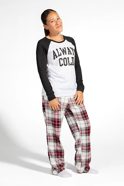 Womens Fammy Jammies Always Matching Pajama Set