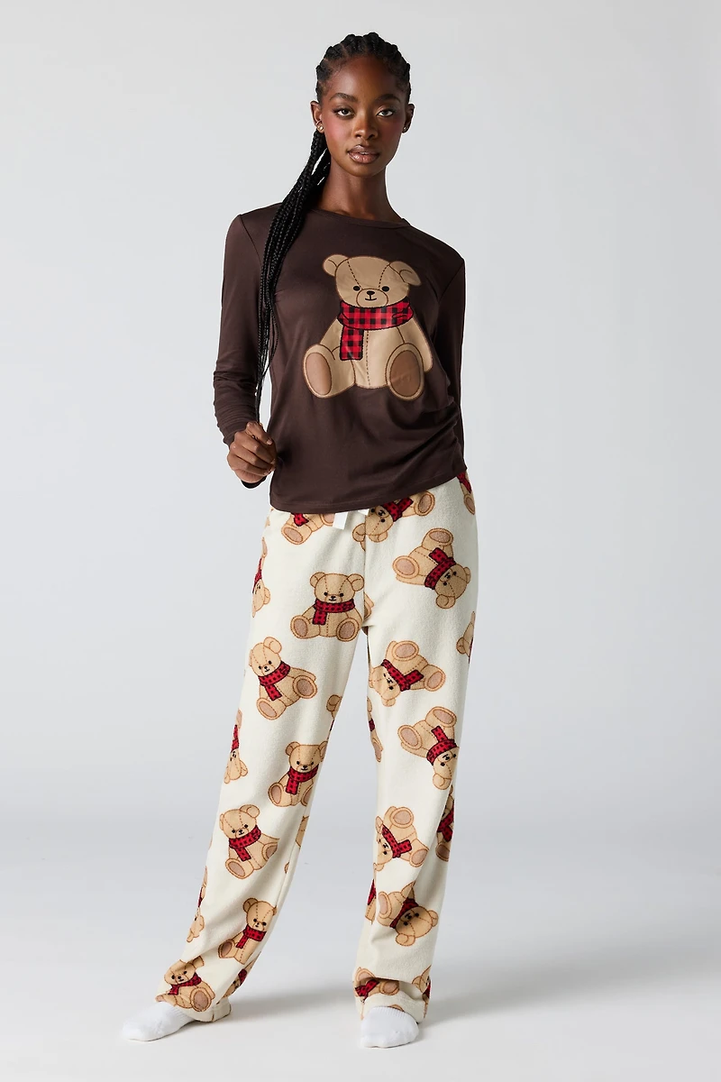Ensemble Pyjamas de famille à imprimé Comfy Cubs pour femmes