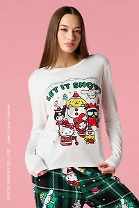 Hello Kitty® and Friends Womens Christmas Pajama Set
