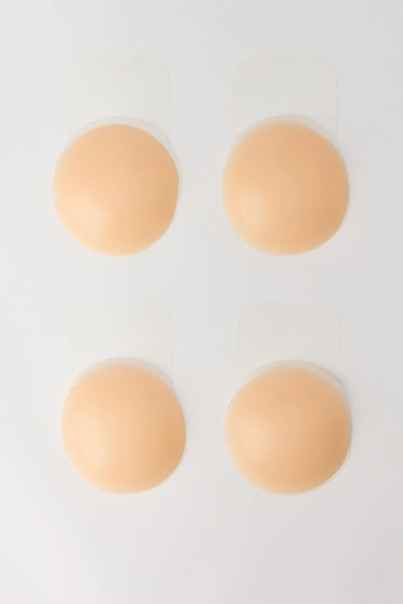 Soutien-gorge adhésif rond en silicone (paquet de 2