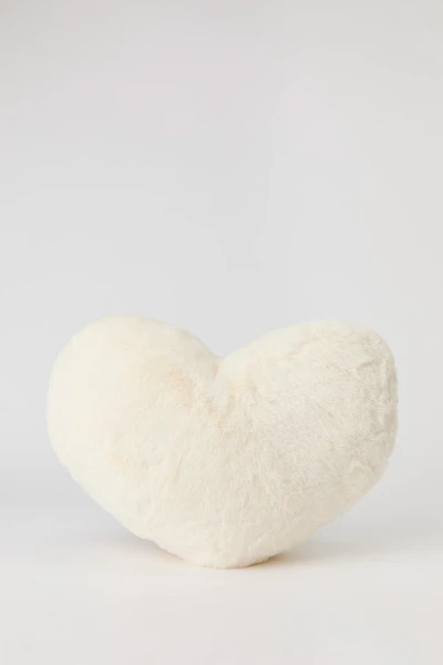 Coussin Coeur en peluche