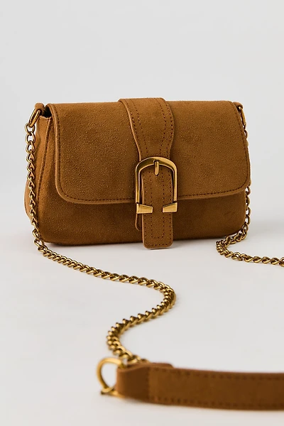 Sac messager en similisuède avec boucle