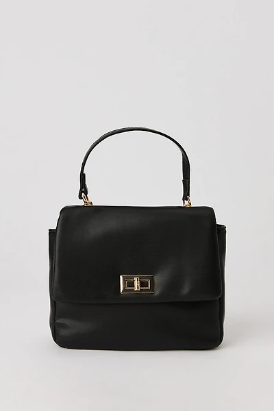 Faux Leather Handbag