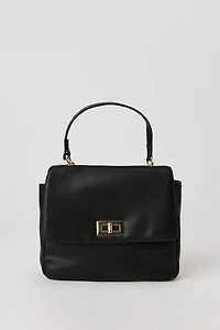 Faux Leather Handbag