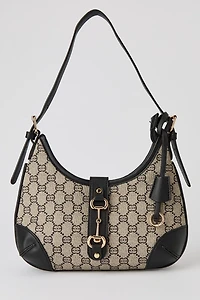 Faux Leather Shoulder Bag