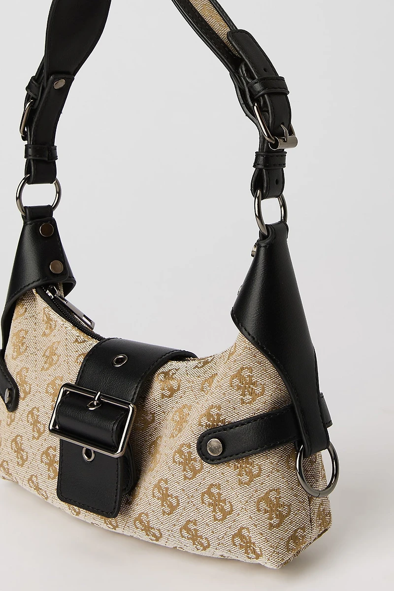 Buckled Shoulder Bag