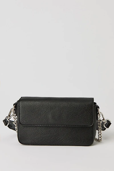 Faux Leather Shoulder Bag