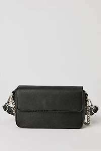Faux Leather Shoulder Bag