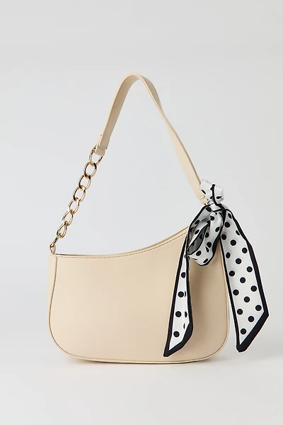 Shoulder Bag with Scarf