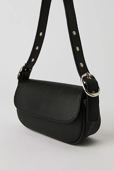 Faux Leather Shoulder Bag
