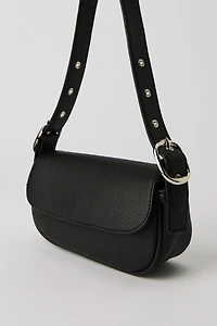Faux Leather Shoulder Bag