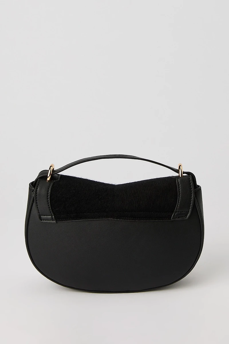 Faux Fur Crossbody Bag