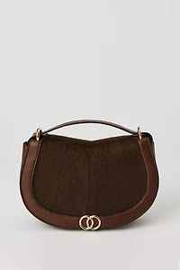 Faux Fur Crossbody Bag