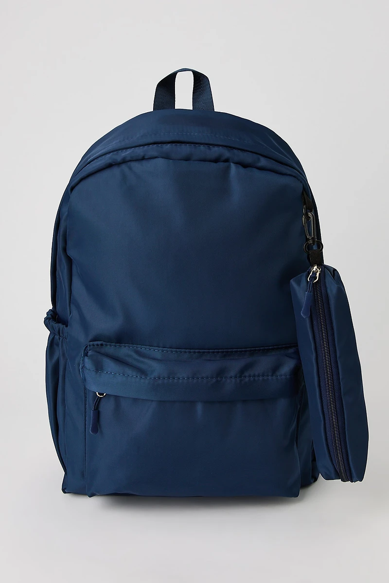 Étui à crayons et sac dos en nylon classique