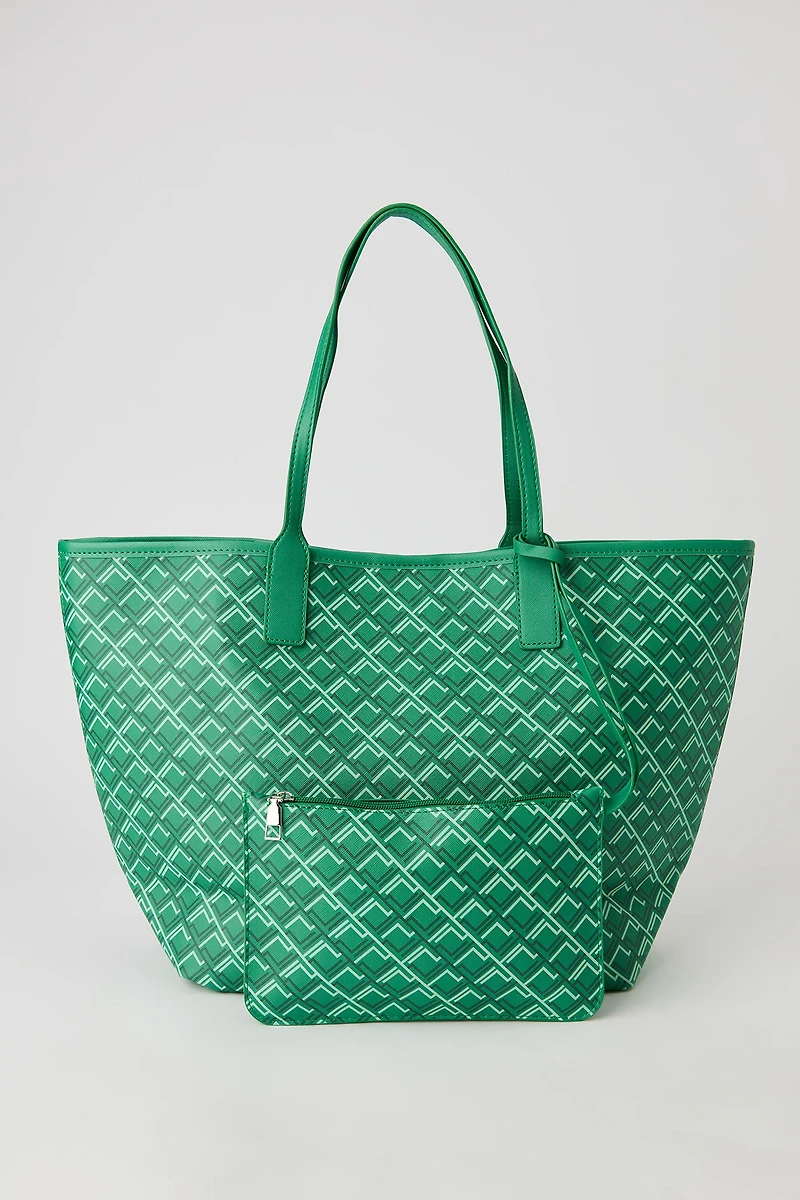 Printed Tote Bag & Wallet