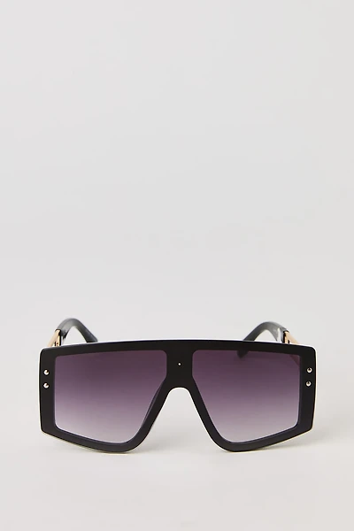 Lunettes de soleil Shield surdimensionnées
