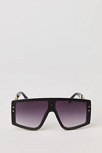 Lunettes de soleil Shield surdimensionnées