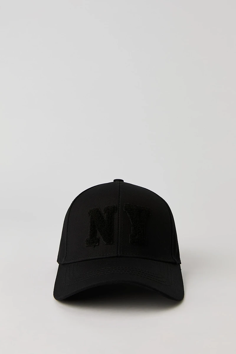 NY Chenille Embroidered Baseball Hat