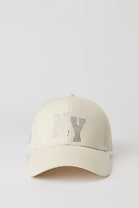 New York Rhinestone Baseball Hat