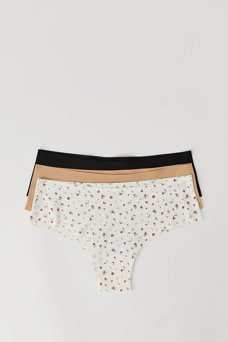 Culotte Cheeky No Show (paquet de 3)