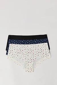Culotte aux hanches (paquet de 3)