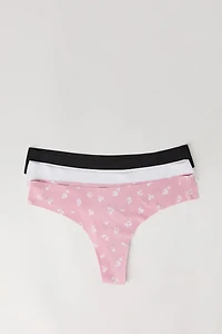 Tanga No Show (paquet de 3)