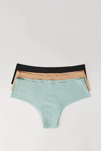 No Show Cheeky Panty (3 Pack