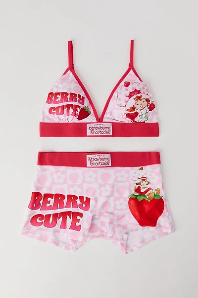 Ensemble 2 pièces minicami et short garçonne à imprimé Strawberry Shortcake