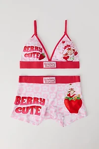 Ensemble 2 pièces minicami et short garçonne à imprimé Strawberry Shortcake