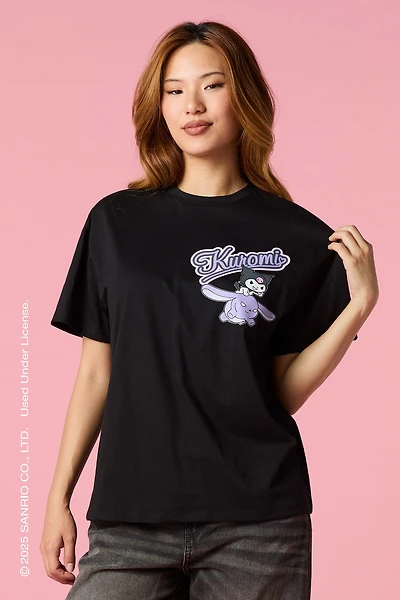 Kuromi™ Graphic Boyfriend T-Shirt