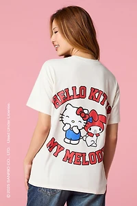 Hello Kitty® & My Melody™ Graphic Boyfriend T-Shirt