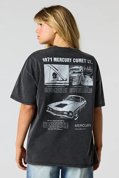 Mercury Comet Graphic Washed Boyfriend T-Shirt