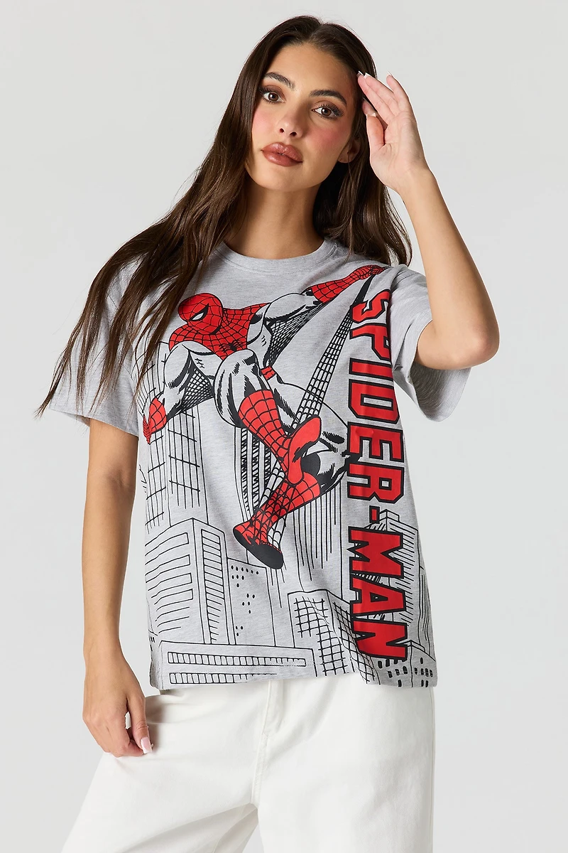 Spider-Man Graphic Boyfriend T-Shirt