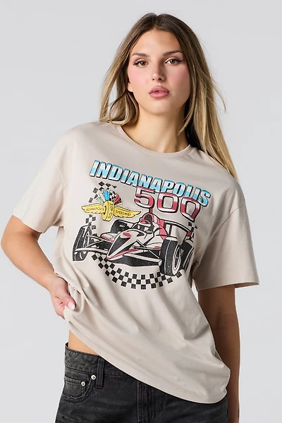 Indianapolis 500 Graphic Boyfriend T-Shirt