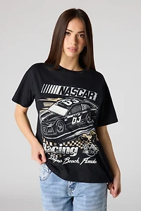 Luxe Heavy Cotton Nascar Graphic Boyfriend T-Shirt